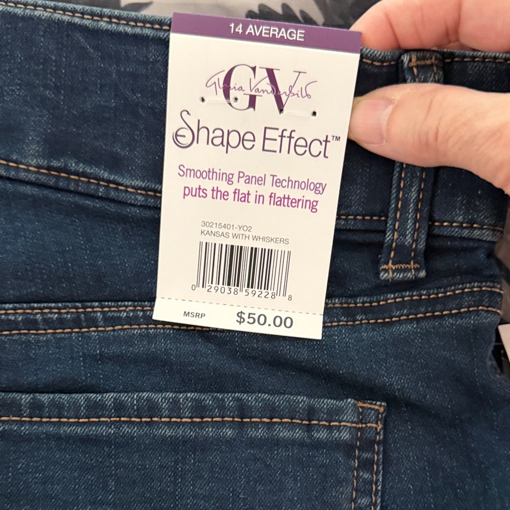 Gloria Vanderbilt Women's Dark Blue Jeans
